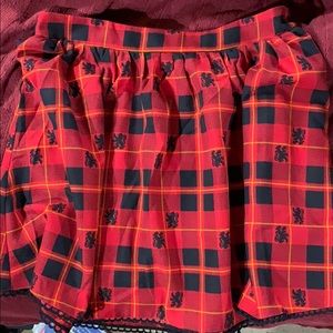HP Gryffindor school skirt “Hot Topic”